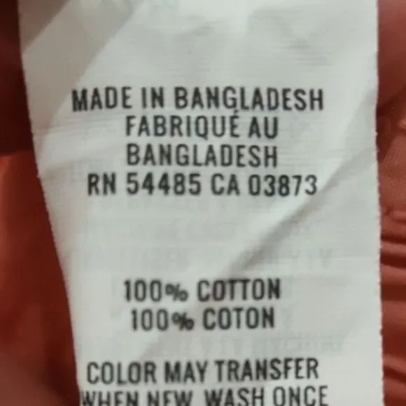 Aerie High Waisted Go-For-It Baggy Cargo Pant, Spicy Coral, Size S - Picture 6 of 10